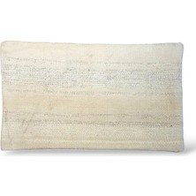 Ottoman Pouffe Art Deco Bohem Eskitme Özel Seri Halı El Dokuması Vintage Kırlent Minder 30X50CM [98]