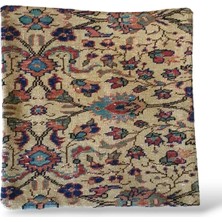 Ottoman Pouffe Art Deco Bohem Eskitme Özel Seri Halı El Dokuması Kırlent Minder 40X40CM (315)