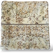 Ottoman Pouffe Art Deco Bohem Eskitme Özel Seri Halı El Dokuması Kırlent Minder 40X40CM (0312)