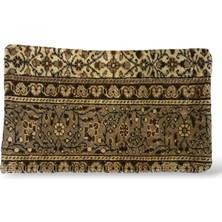 Ottoman Pouffe Art Deco Bohem ''özel Seri Halı'' El Dokuması Vintage Kırlent Minder 30X50CM [54]