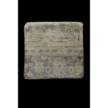 Ottoman Pouffe Art Deco Bohem Özel Seri Halı El Dokuması Vintage Kırlent Minder 40X40CM (0112)