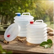 Musluklu Akordiyon Katlanır Su Bidonu 10 Litre