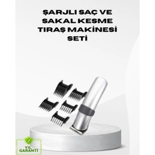 Elivora Kablosuz Profesyonel Tıraş Makinesi – Şarjlı, 60 Dakika Kullanım Süreli, Çelik Bıçaklı, Sessiz Motor
