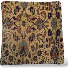 Ottoman Pouffe Art Deco Bohem Halı El Dokuması Vintage Kırlent Minder 40X40CM 410
