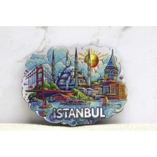 Istanbul Temalı Silikon Buzdolapı Süsü Magnet