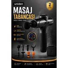 Profesyonel Masaj Tabancası | Sessiz Güçlü Derin Doku Masajı Dokunmatik LED Ekran | 10 Başlıklı 7 Kademe