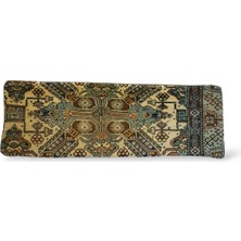 Ottoman Pouffe Art Deco Bohem Halı El Dokuması Vintage Kırlent Minder 30X90CM [14]