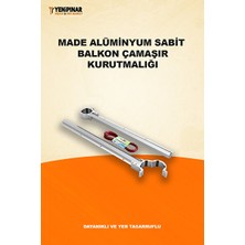 Alüminyum Balkon Çamaşır Kurutma Çubuğu, Hafif ve Yer Tasarruflu