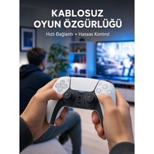 AyrStore Ps5 Uyumlu Kablosuz Oyun Kolu Sessiz Tuşlar ve Güçlü Performans Yeni Nesil