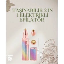 Herşey Trend Mini Elektrikli Epilatör Cihazı – USB Şarjlı, Acısız Yüz ve Kaş Bakım Aleti