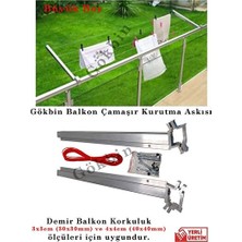 Alüminyum Balkon Çamaşır Askısı, Hafif ve Dayanıklı Tasarım