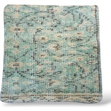 Ottoman Pouffe Art Deco Bohem Halı El Dokuması Vintage Kırlent Minder 40X40CM 356