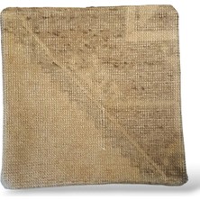Ottoman Pouffe Art Deco Bohem Halı El Dokuması Vintage Kırlent Minder 40X40CM 377