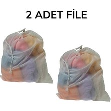 Iki Adet Çamaşır Makinesi Filesi, Perde ve Tül Yıkama Için Uygun