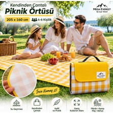 Kendinden Çantalı Katlanabilir Çok Amaçlı Piknik Örtüsü Kamp Matı Su Geçirmez 205X160 cm