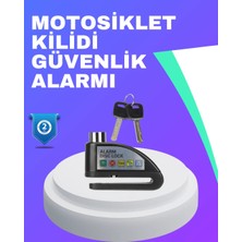 Elivora Su Geçirmez Alarm Disk Kilidi Motosiklet Scooter Bisiklet Güvenlik