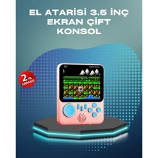 Elivora 3.5 Inç LCD Ekranlı 666 Oyunlu Taşınabilir Retro Oyun Konsolu