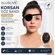 Aluslive Aluslıve Korsan Göz Bandı Yetişkin Ayarlanabilir Sağ Sol Kullanılabilir Tek Göz Kapatıcı ALUS014