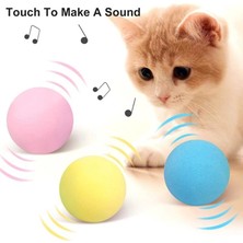 Eco Lounge Sesli ve Akıllı Kedi Oyuncak Topu - 50 Mm, Hayvan Sesli, Eğlenceli Kedi Oyuncağı