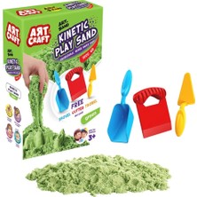 Eco Lounge 03692 , Aksesuarlı Yeşil Kinetik Oyun Kumu 1000 gr