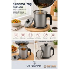 Kızartma Yağı Süzücü - Yağ Saklama Kabı - Tasarruflu Yağ Ayırıcı  722054