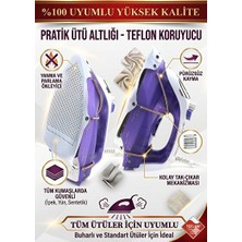 Maison Luré Tüm Ütülere Uyumlu Parlaklık ve Yanmaz Teflon Ütü Tabanı Altlığı