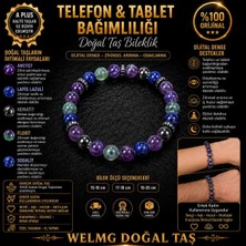 welmg Telefon Tablet Bağımlılık Bilekliği Doğal Taş Bileklik