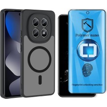 Vendas Xiaomi Redmi Note 15 5g Kılıf M-Safe Şarj Özellikli Zore Babet Kapak + Polymer Nano Ekran Koruyucu