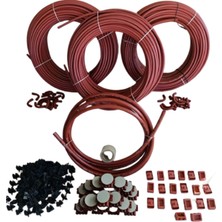 VOLT724 3+1 Daire Tipi Elektrik Tesisatı Beton Tabla Seti (14'lük 25'lik 10 Atü Pvc Boru Buat Dirsek Lamba Takozu Paspayı Dahil)