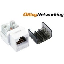 Çilingiroğluavm Oring Networking KJC6AUR CAT6A 10G Keystone Jack - Right Angle