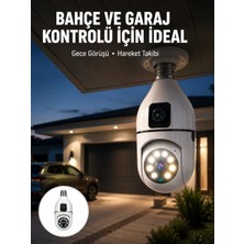 Eco Lounge 2’si 1 Arada Güvenlik Kamerası ve Sel Işığı – Kablosuz Akıllı Kamera Yeni Nesil