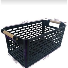 Vaelmont Çok Amaçlı Plastik Organizer Sepet, Dolap ve Çekmece Düzeni Için