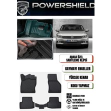 POWERSHIELD Volkswagen Passat B8 2015-2022 Uyumlu Araca Özel 5D Premium Havuzlu Oto Paspas Takımı