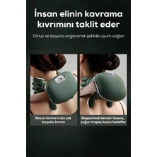 Ronanna Buğz Şarjlı Isıtmalı El Hissi Boyun ve Sırt Masaj Cihazı Taşınabilir Rahat Evde Kullanım
