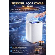 Ronanna Buğz 20 Litre El Algılayan Sensörlü Çöp Kovası