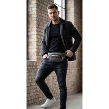 Newish Polo Unisex Gri A Kalite Imperteks Bel Göğüs ve Çapraz Kullanım