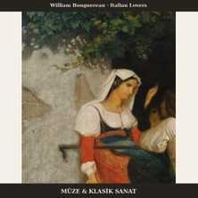 Michu William Bouguereau – Italian Lovers Poster, Figüratif Duvar Tablosu Çerçevesiz