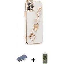 Marsilyan™- iPhone 12 Pro Max Kılıf Nova Işık Prime - Siyah Joko Magic 5d Hayalet Cam + Renkli Kamera Lens Koruma Cam - Yl