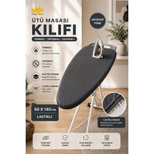 Vaelmont Yumuşak Keçeli Pamuk Kumaşlı Ütü Masası Kılıfı 50X140 cm Ütü Masası ve Aksesuarı