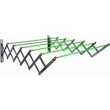 UltraNova Vaelmont Geniş Akordiyon Çamaşır Kurutmalık, 90CM, 7 Çubuklu