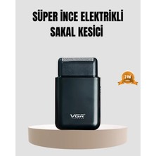 Elivora Kompakt Şarjlı Tıraş Makinesi Çift Yönlü Bıçaklı 45 Dakika Kullanım Süreli