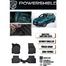 POWERSHIELD  Volkswagen Tiguan 2016-2023 Uyumlu Araca Özel Premium 5D Havuzlu Oto Paspas Takımı