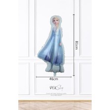 Elsa Folyo Balon Tek Elsa Frozen Folyo Balon