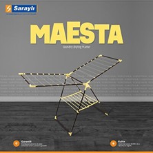UltraNova Vaelmont Lady Maesta Çamaşır Kurutma Askısı, Geniş ve Dayanıklı Tasarım Çamaşır Kurutmalık