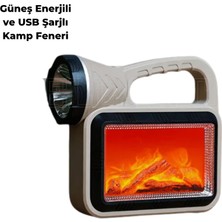 Elivora LED Solar Alev Işığı