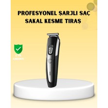 Elivora Profesyonel Saç ve Sakal Kesme Tıraş Makinesi Kablosuz Ergonomik Tasarım