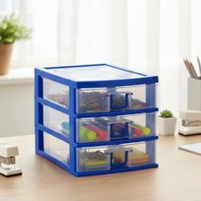 Ronanna Buğz Mini 3 Çekmeceli Komidin Organizer