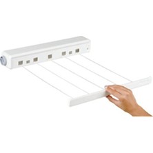 UltraNova Vaelmont Otomatik Açılır Çek As Çamaşır Askısı, 4 Metre, Toplanabilir ve Pratik Çamaşır Kurutmalık