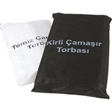 Vaelmont Kırmızı Kirli ve Temiz Çamaşır Torbası, Pratik ve Şık Saklama Çözümü Çamaşır Sepeti