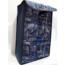 UltraNova Vaelmont Su Geçirmez Büyük Boy Pazar Arabası Çantası, H=53-38X25CM